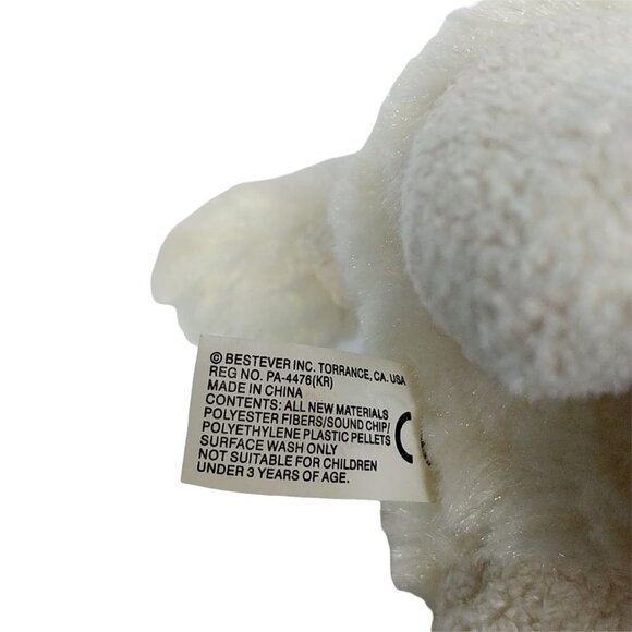 Bestever Puppy Dog Santa Hat Christmas Plush 7" - Picture 6 of 6